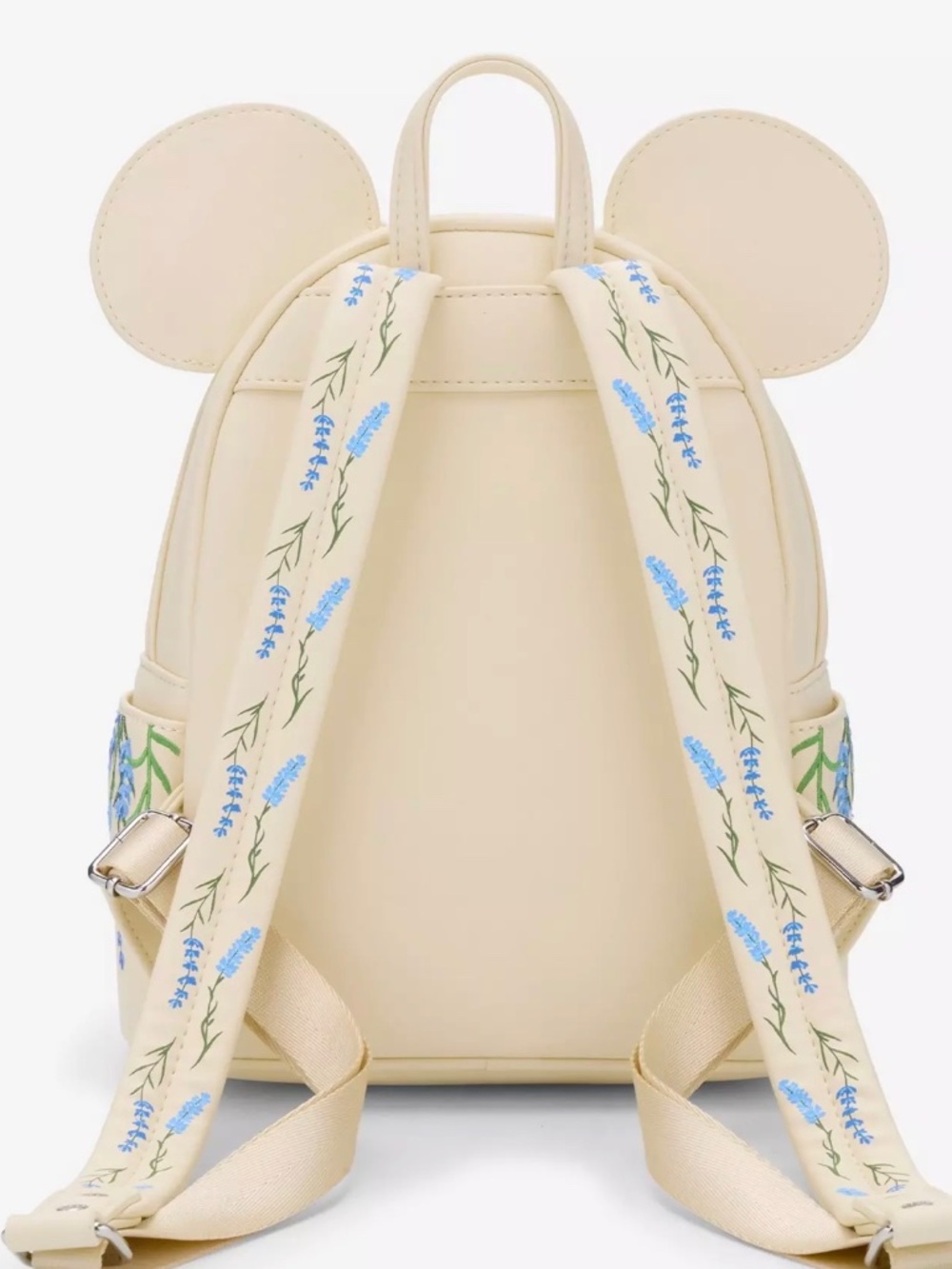 Loungefly Disney Minnie Mouse Blue Floral Mini Backpack — BoxLunch Exclusive - Picture 2 of 3